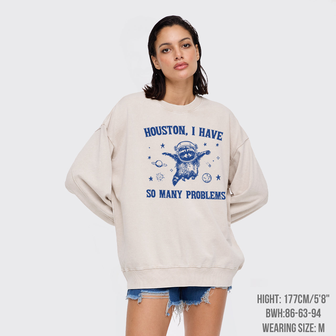 I'm Going To Explore The Stars Washed Sweatshirts