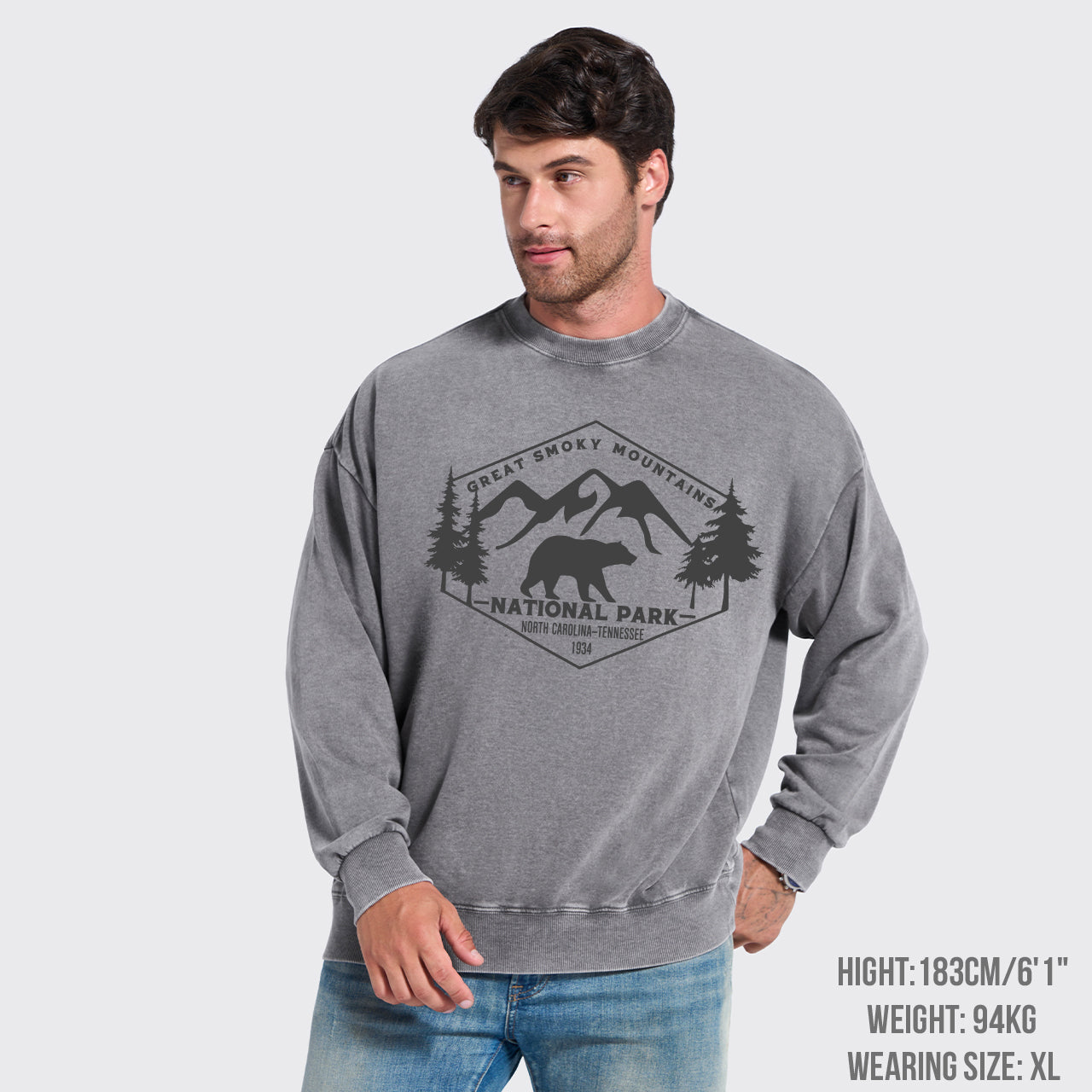 Great Smoky Mountains Washed Sweatshirts