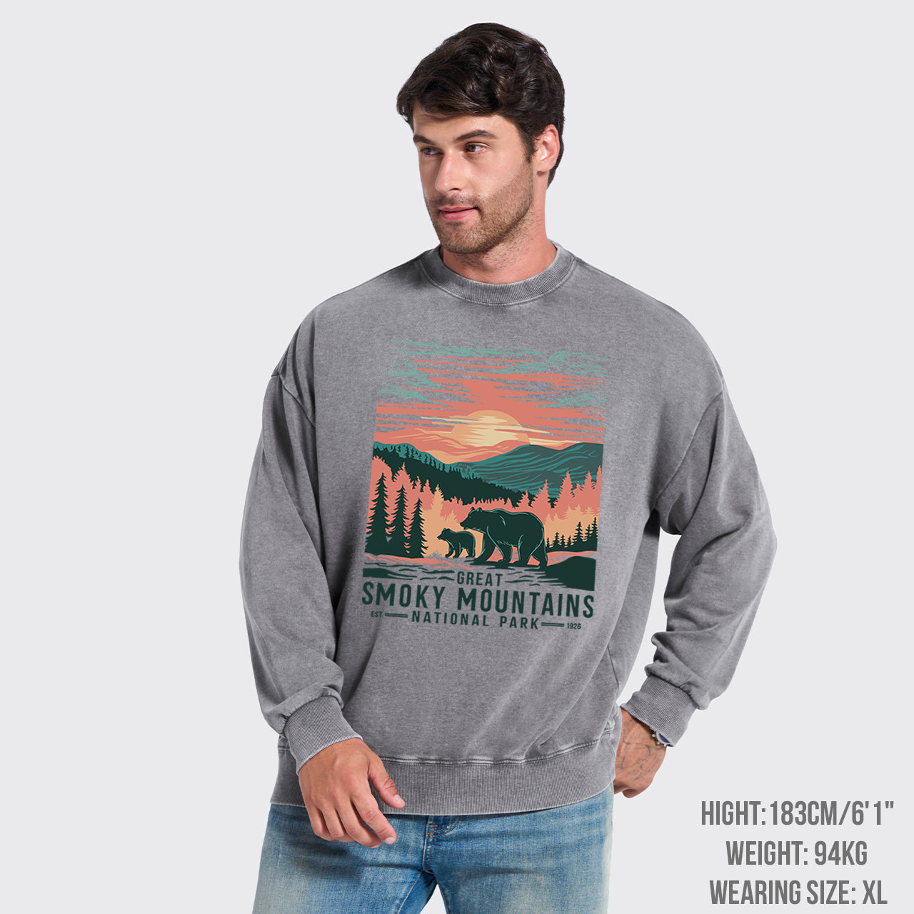 Tennessee Vacation Trip Washed Sweatshirts