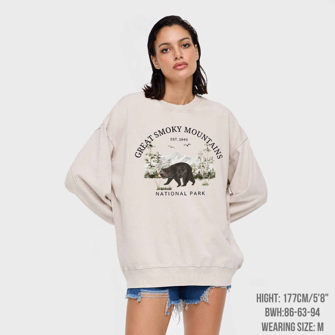 Great Smoky Mountains National Park EST.1940 Washed Sweatshirts