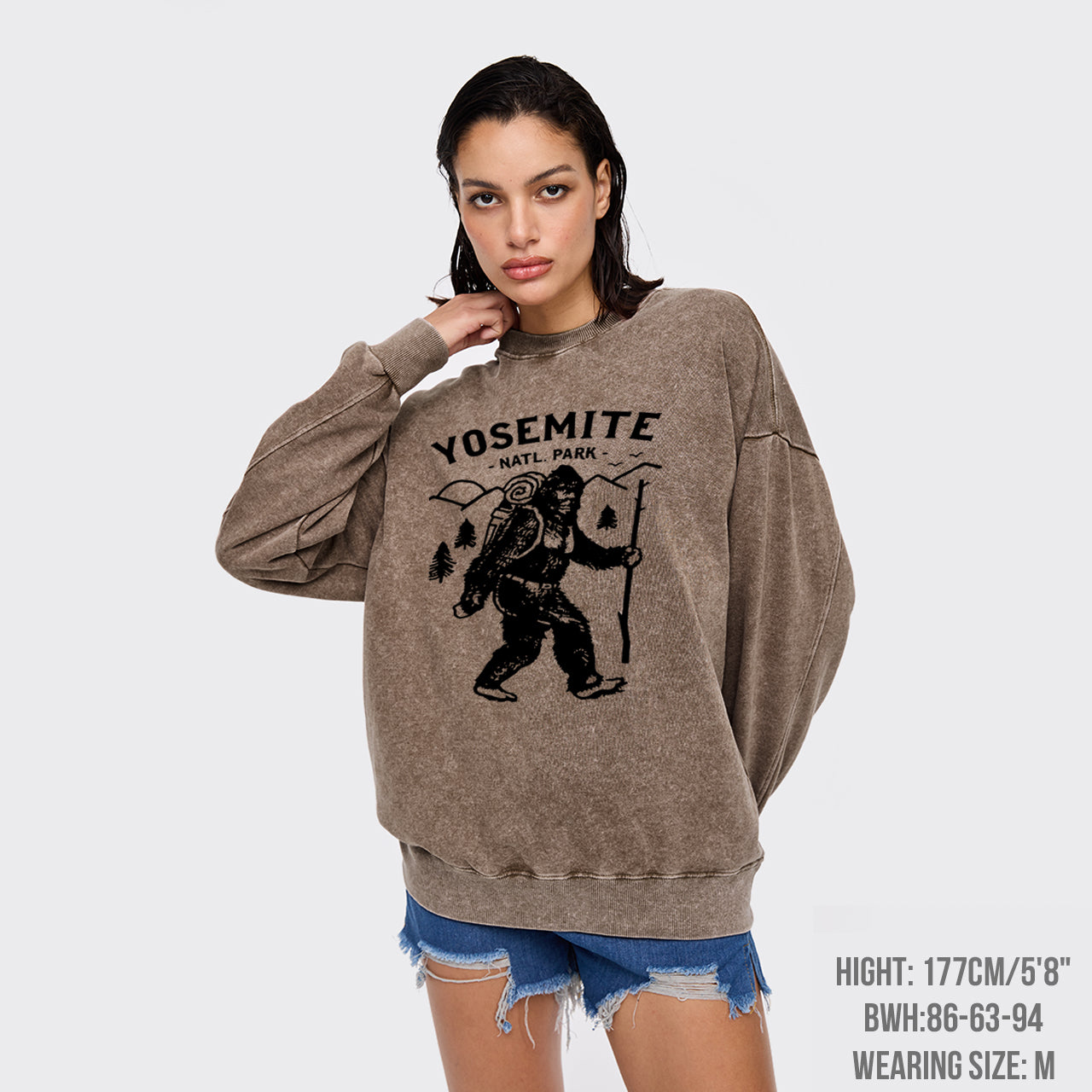 Yosemite National Park Washed Sweatshirts