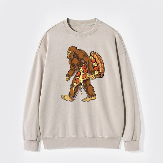 Bigfoot Pizza Washed Sweatshirts