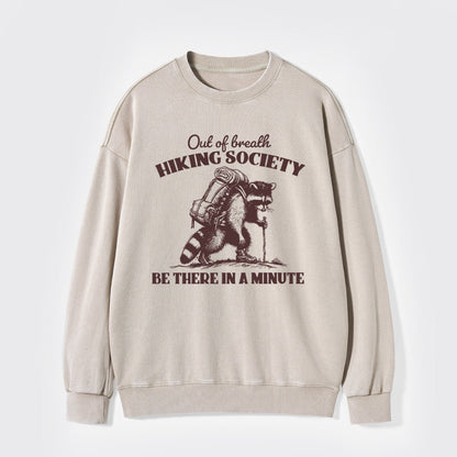 Out of Breath Hiking Society Washed Sweatshirts