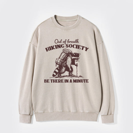 Out of Breath Hiking Society Washed Sweatshirts