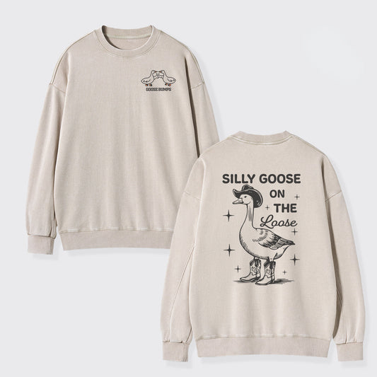 Silly Goose Washed Sweatshirts
