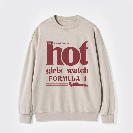 Formula One Washed Sweatshirts