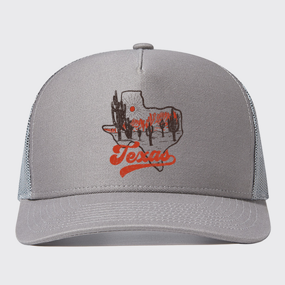 Texas Sunset Vintage Trucker Hat