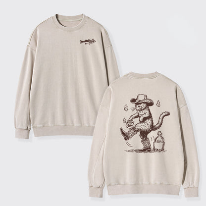 Are You Ready To Take My Grudge Washed Sweatshirts