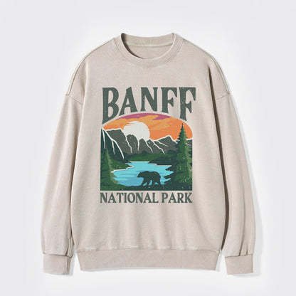 Rockies Banff National Park Washed Sweatshirts