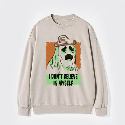 Halloween Ghosts in Therapy Washed Sweatshirts