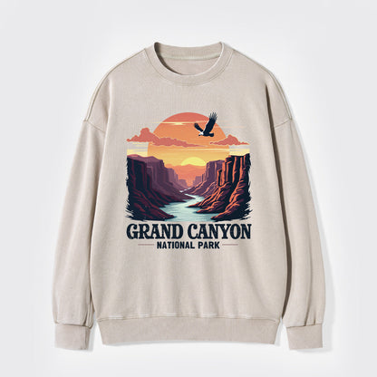 Grand Canyon National Park Washed Sweatshirts