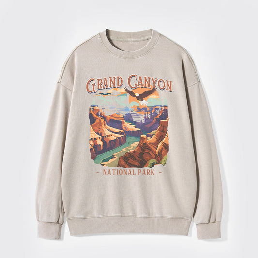Vintage Grand Canyon National Park Washed Sweatshirts