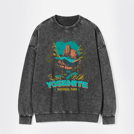 Yosemite National Park Washed Sweatshirts