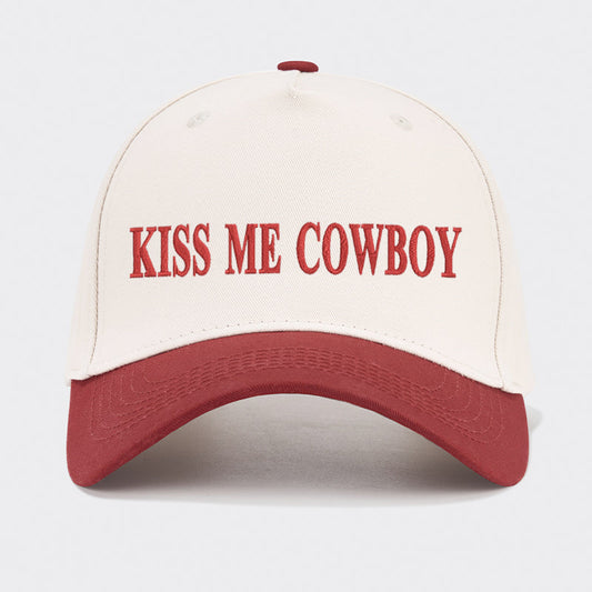 Kiss Me Cowboy Baseball Cap