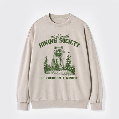 Out Of Breath Hiking Society Washed Sweatshirts