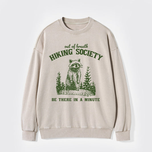 Out Of Breath Hiking Society Washed Sweatshirts