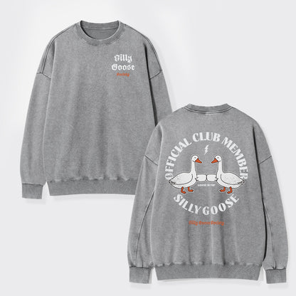 Goose Bump Club Washed Sweatshirts