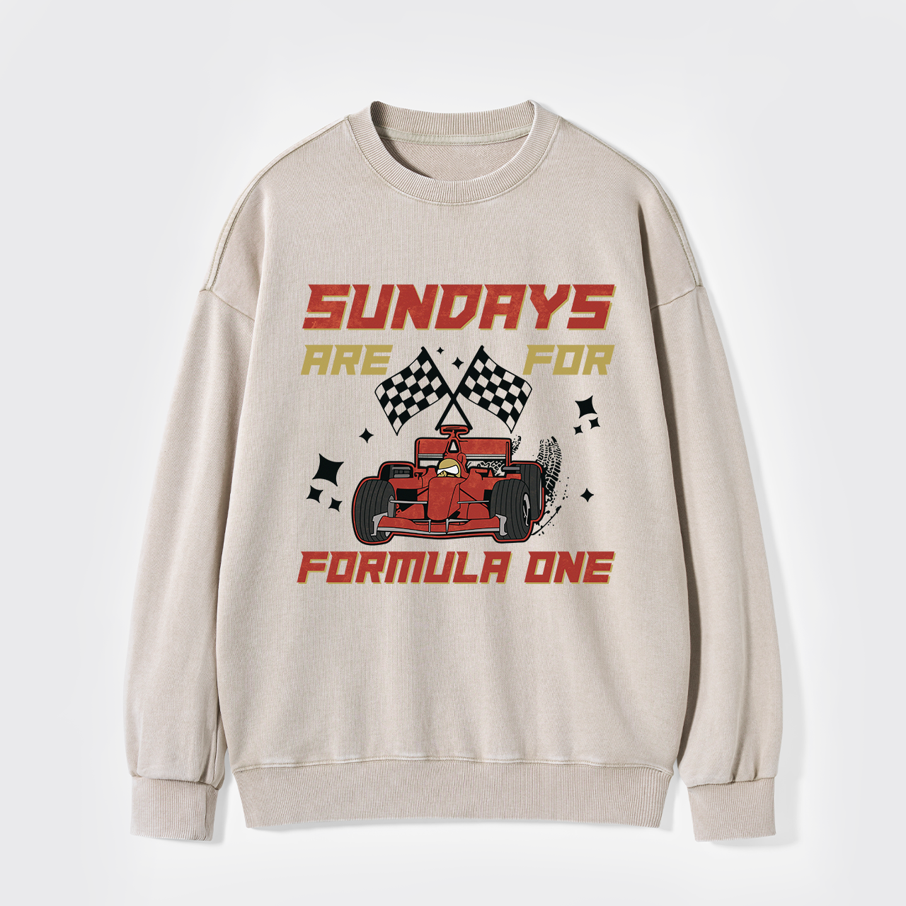 Sundays Are For F1 Racing Washed Sweatshirts