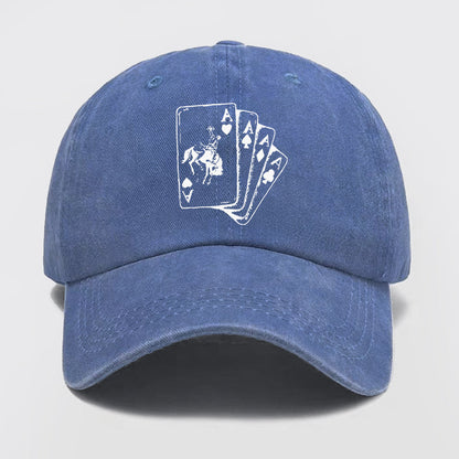 Ace Cowboy Punchy Washed Baseball Cap