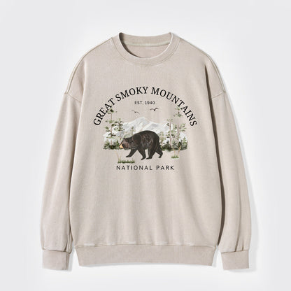 Great Smoky Mountains National Park EST.1940 Washed Sweatshirts