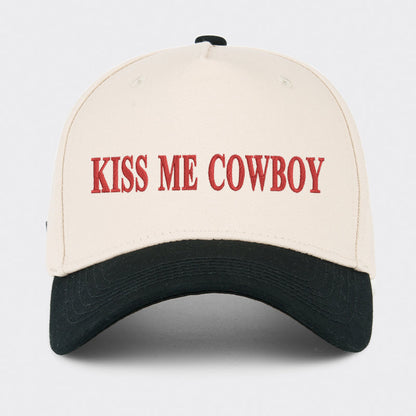 Kiss Me Cowboy Baseball Cap