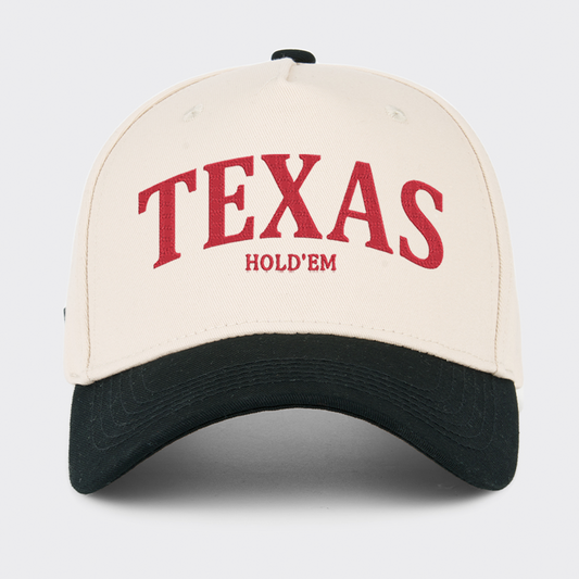 TEXAS Hold'em Embroidered Baseball Cap