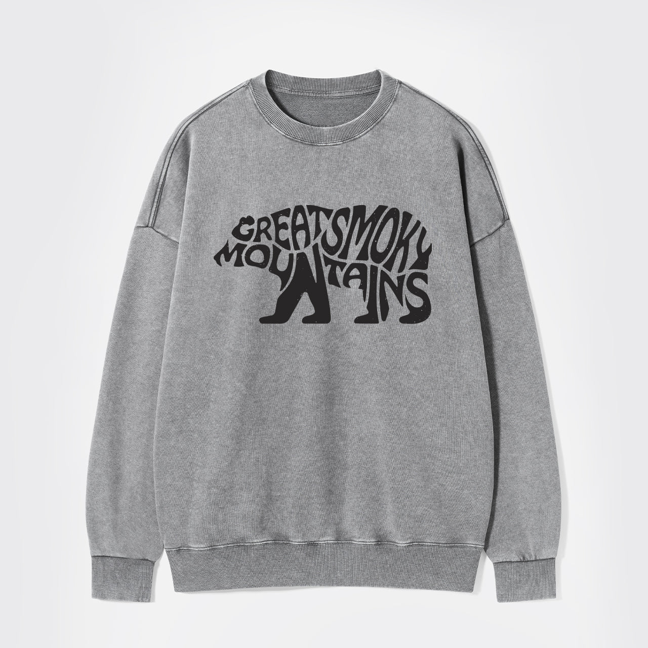 Great Smoky Mountains In A Bear Washed Sweatshirts