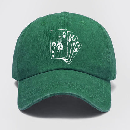 Ace Cowboy Punchy Washed Baseball Cap