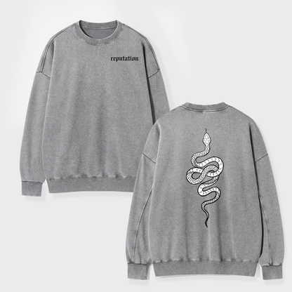 Reputation Look What You Made Me Do Washed Sweatshirts
