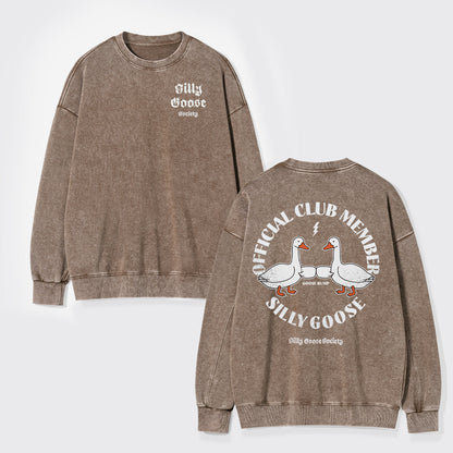 Goose Bump Club Washed Sweatshirts