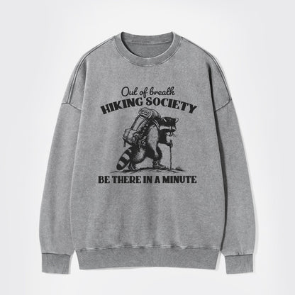 Out of Breath Hiking Society Washed Sweatshirts