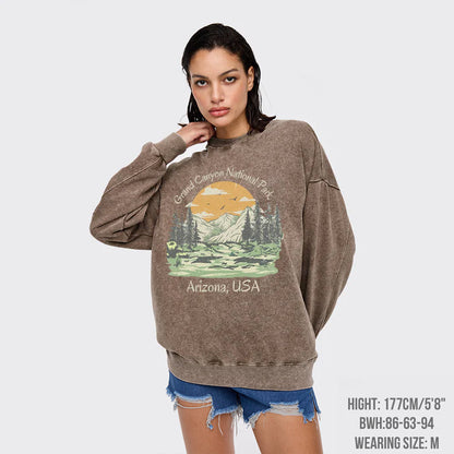 Grand Canyon National Park Washed Sweatshirts