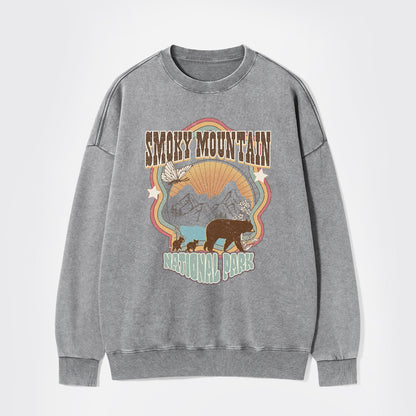 Smoky Mountains National Park Washed Sweatshirts