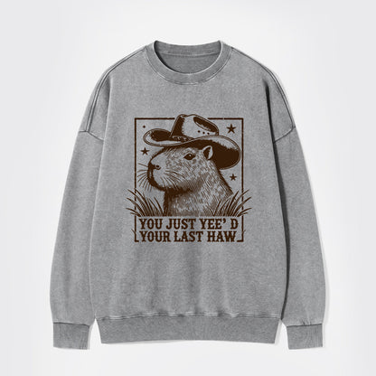 Goodbye, My Partner Washed Sweatshirts