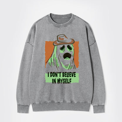 Halloween Ghosts in Therapy Washed Sweatshirts