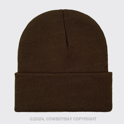 Solid Color Light Plate Knitted Beanie