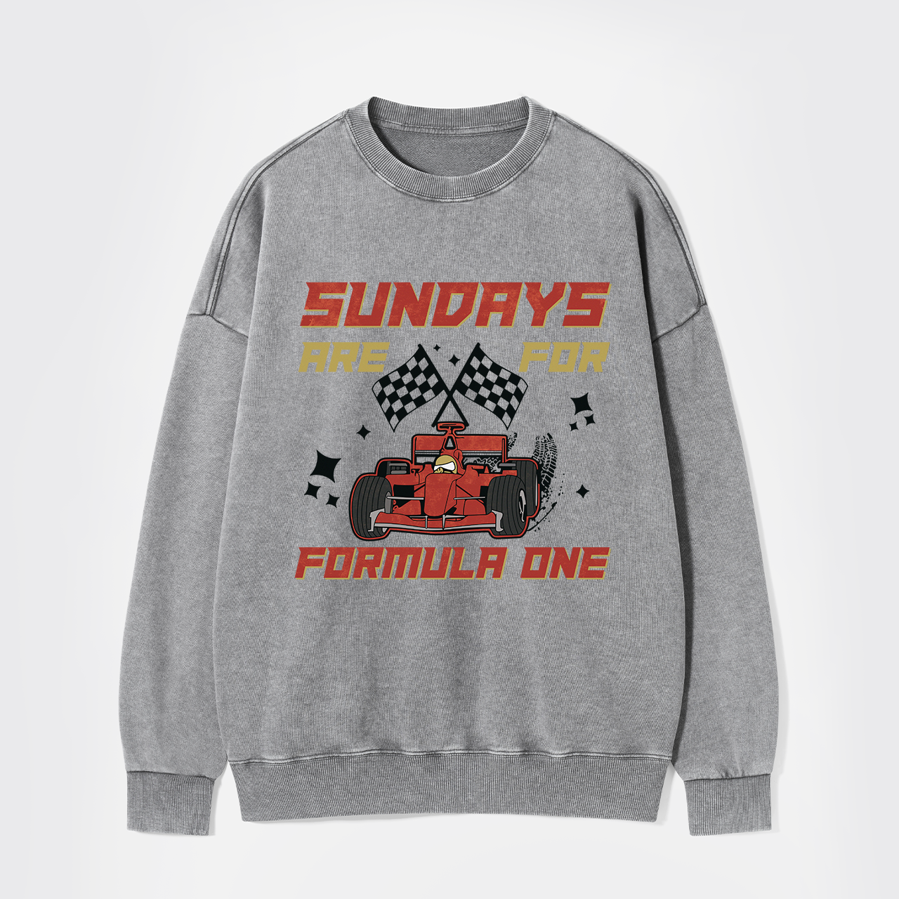 Sundays Are For F1 Racing Washed Sweatshirts