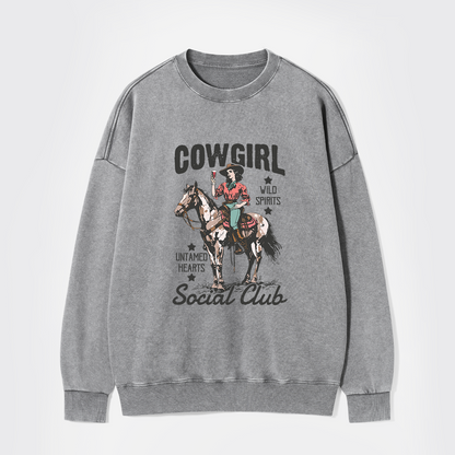 Cowgirl Social Club Washed Sweatshirts
