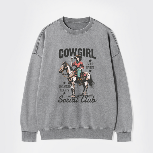 Cowgirl Social Club Washed Sweatshirts