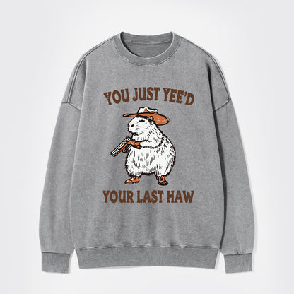 You've Lost Your Last Chance Washed Sweatshirts