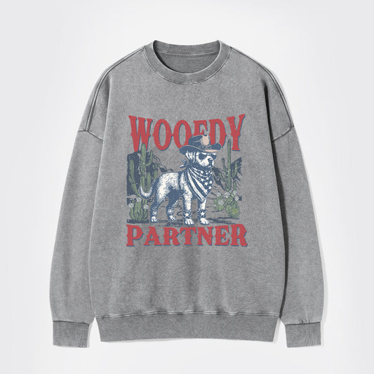 Woofdy Partner Washed Sweatshirts