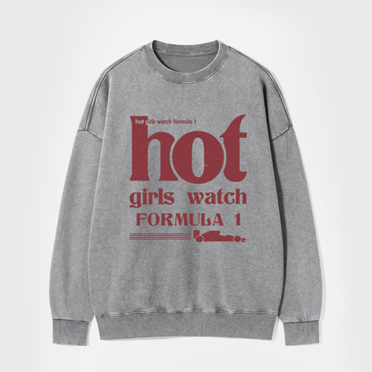 Formula One Washed Sweatshirts