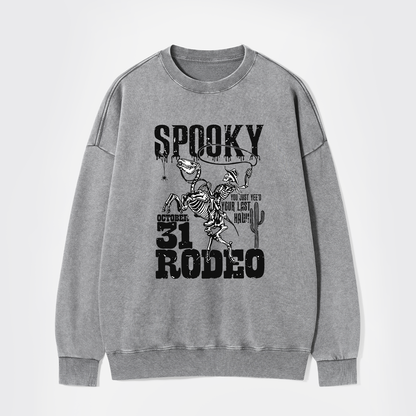 Retro Spooky Rodeo Washed Sweatshirts