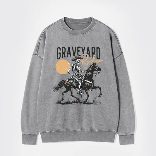 Graveyard Rodeo Washed Sweatshirts