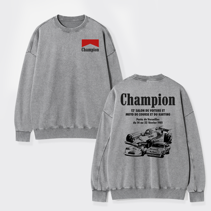 Paris Passion Racing Washed Sweatshirts