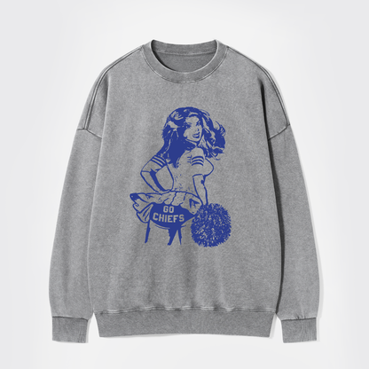 Go Chiefs Washed Sweatshirts
