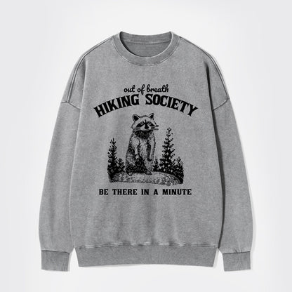 Out Of Breath Hiking Society Washed Sweatshirts