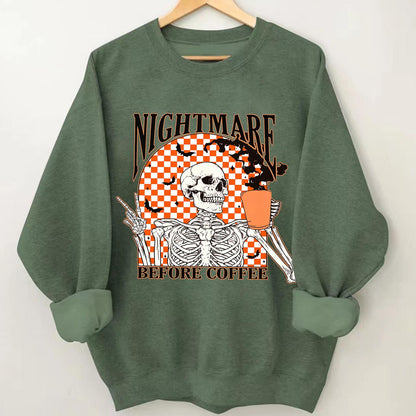 Nightmare Before Coffee Halloween Sweatshirt