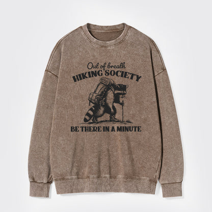 Out of Breath Hiking Society Washed Sweatshirts