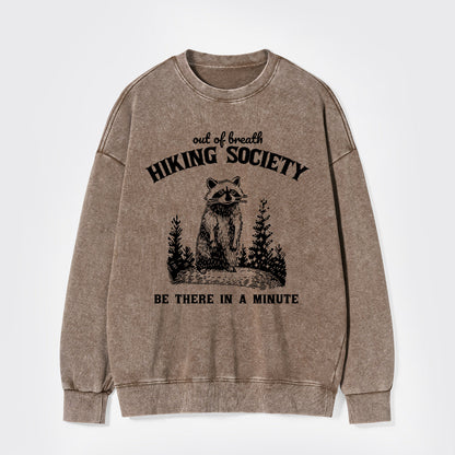Out Of Breath Hiking Society Washed Sweatshirts